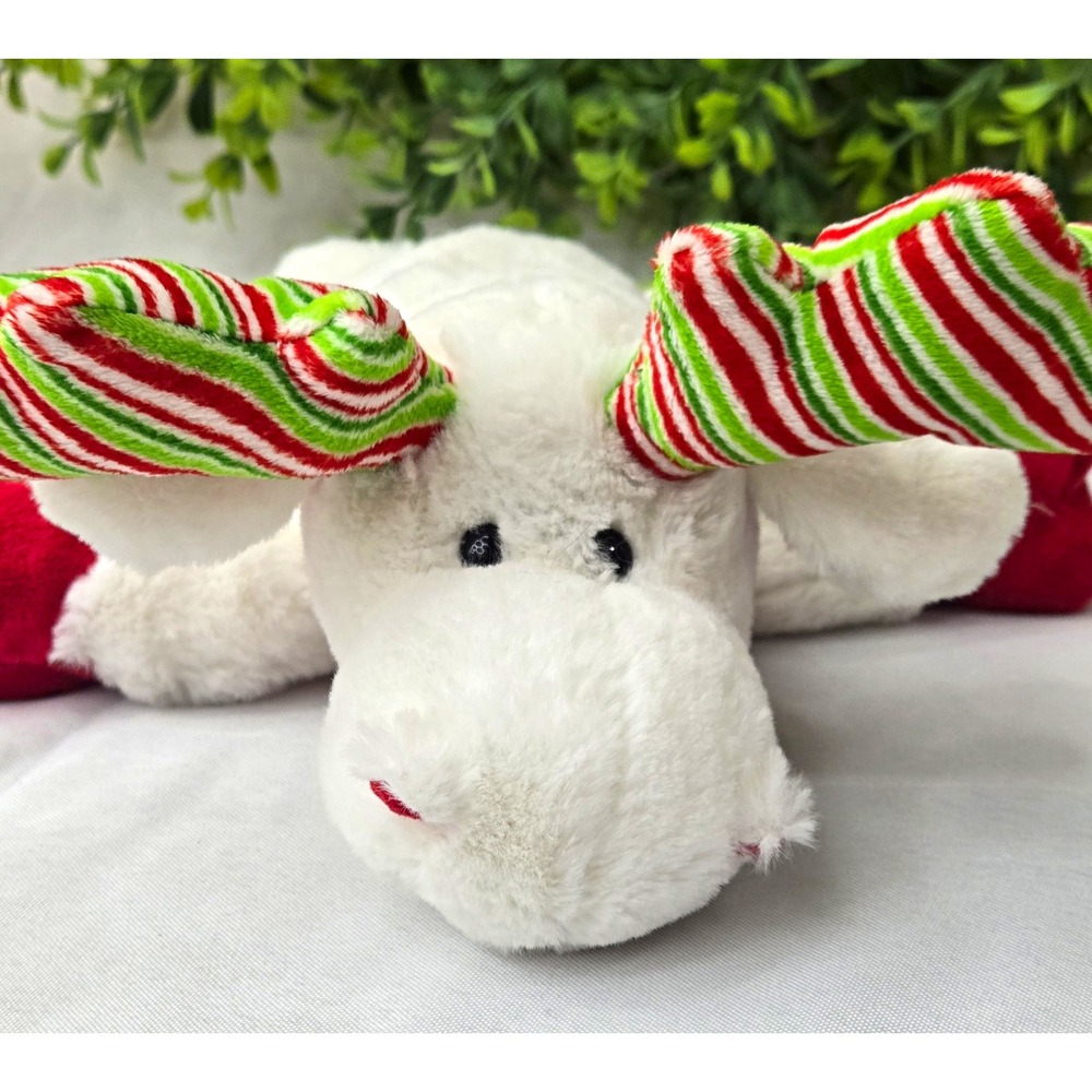 Ganz Webkinz Minty Moose Plush HM475 Christmas Holiday Stuffed Animal No Code